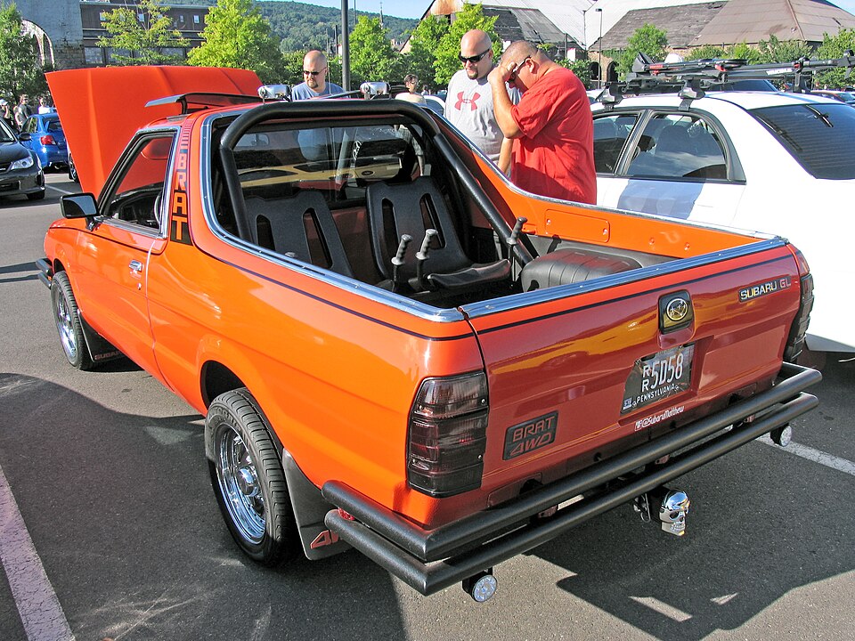 Subaru BRAT photographed from the front