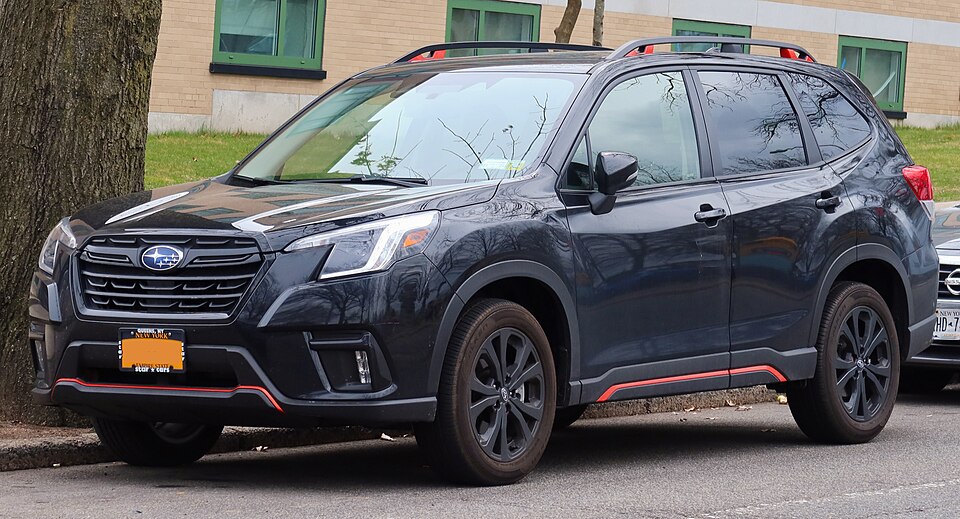Subaru Forester photographed from the front