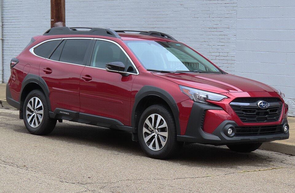 Subaru Outback photographed from the front